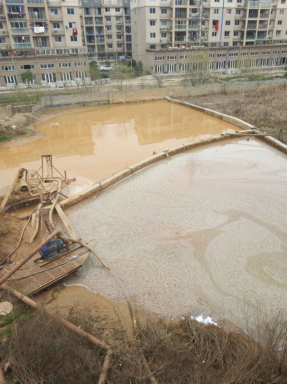 平鲁沉淀池淤泥清理-厂区废水池淤泥清淤