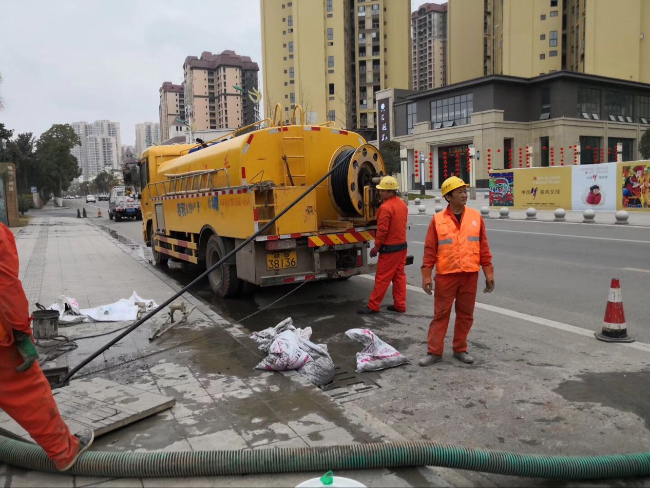平鲁排污管道清淤-管道清洗